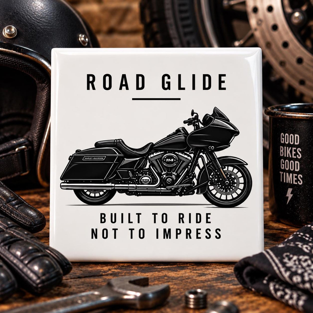 Road Glide Motorcycle tegel