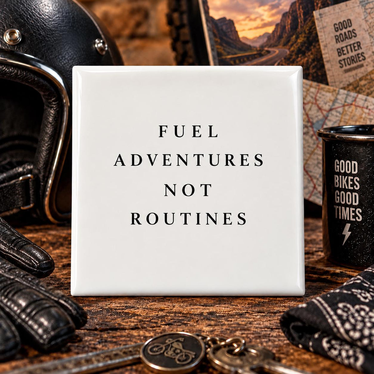 Fuel Adventures Not Routines tegel