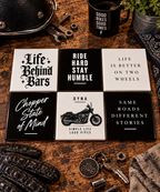 Ride More Worry Less tegel - Hart