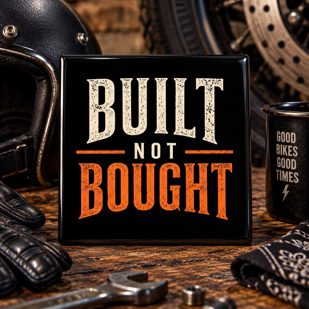 Built Not Bought tegel
