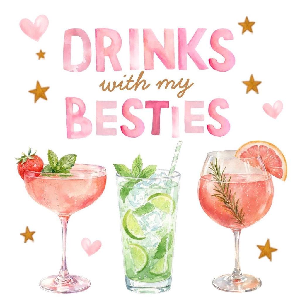 Drink Besties tegel