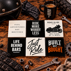 Ride More Worry Less tegel - Hart