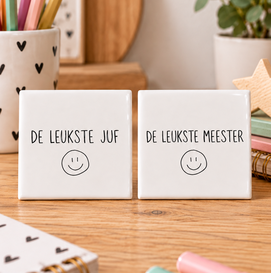 De leukste juf tegel