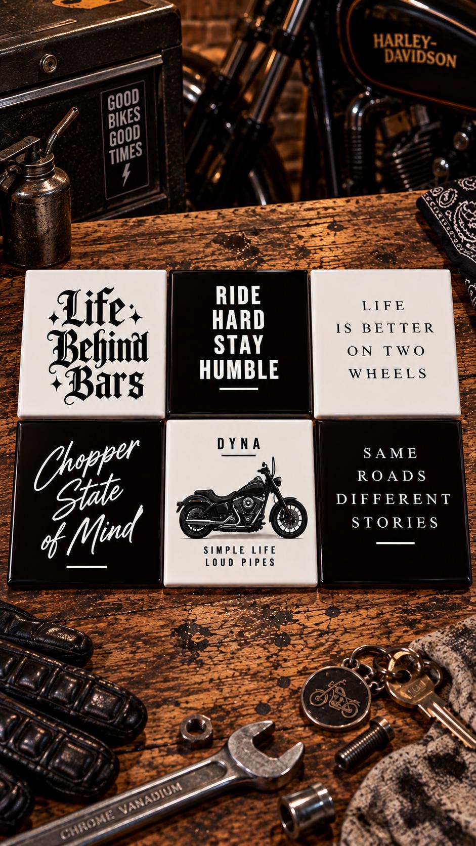 Ride More Worry Less tegel