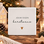 Gepersonaliseerd Kerst Tegeltje | Eigen Kerstwens