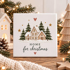 Home for Christmas Kerst Tegeltje